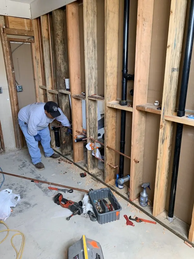 Commercial rough-in plumbing for Water Heater Replacement in Heislerville